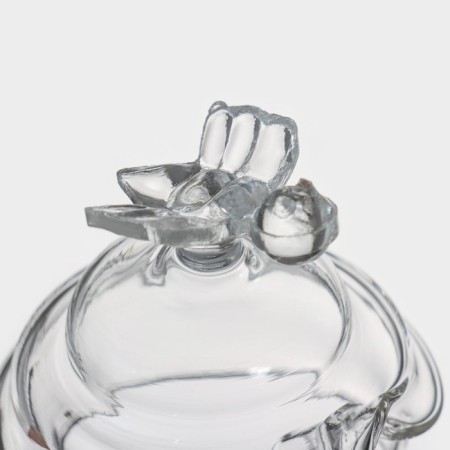 Glass jar for honey and jam Magistro "Bee", 280 ml, 8 × 12 cm-1
