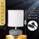 Assens table lamp E14 40W gray-white 13x13x22 cm