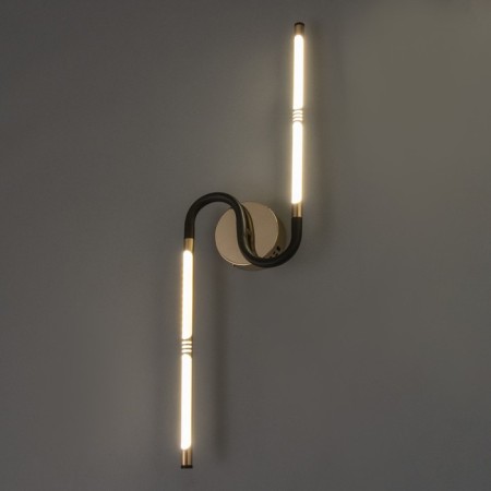 Bra "Luen" LED 12W 4000k black 65x18x5 cm-5