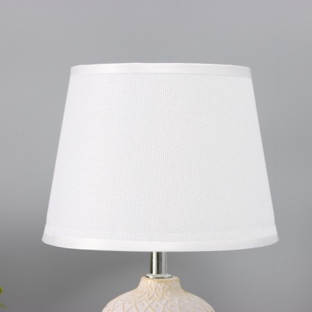 Table lamp "pattern" 1x40W E14 white 20x20x34cm-2