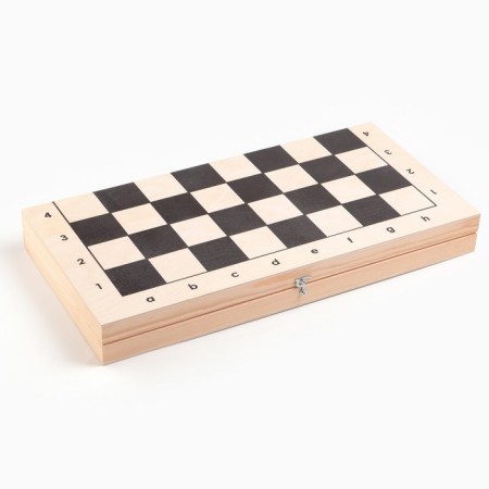 Chess Wooden Grandmaster, tournament 43 x 43 cm, King H-10 cm, pawn H-5 cm-4