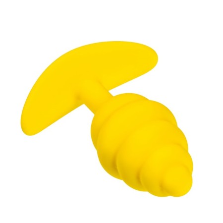 Anal plug Eromantica vikki, bee, silicone, 35x90 mm, yellow color-3