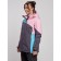 Ski jacket female winter, size 52, pink color