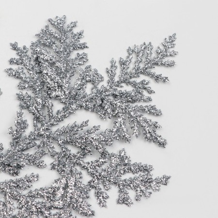 Decorative twig "amazement" in silver color, 0.3 × 12 × 28 cm-1