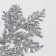 Decorative twig "amazement" in silver color, 0.3 × 12 × 28 cm