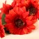 Artificial flowers "Garde Garden" 6x50 cm, red
