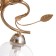 Aleste chandelier 5x60W E27 gold 58x58x23cm