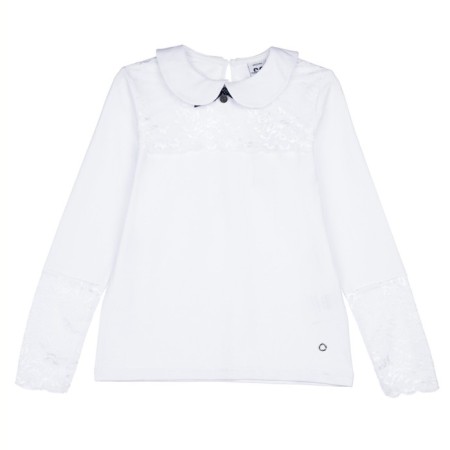 PlayTode Blouse for girls, height 164 cm, white color-5