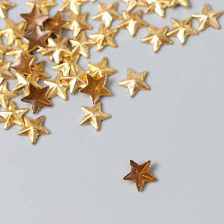 Decor for creativity Metal "Star" set 60 pcs 0.8x0.8 cm-1