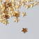 Decor for creativity Metal "Star" set 60 pcs 0.8x0.8 cm