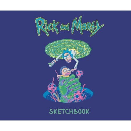 Rick and Morty. Sketchbook solid binding, 96 pages, 24x20 cm