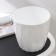 Kashpo for flowers with an insert “flute”, 4.5 l, d = 20 cm, h = 20 cm, white color