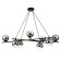 Suspended lamp 8x40W E14, size 89x56x96 cm