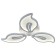 LED lamp 72W 5760lm 3000K-6500K, size 59x59x7.5 cm