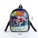 Baby backpack on lightning, blue color