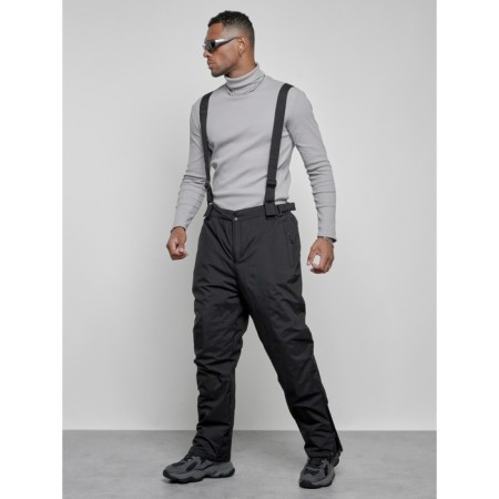 Ski costume male winter, size 56, blue color-20