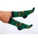 Minaku socks "Birds", green color, size 36-41 (23-27 cm)