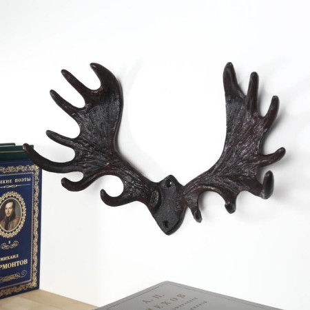 Decorative metal hooks "elk horns" 22x35x9 cm-1