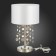 ST LUCE bedside lamp. SL1757.104.01. Katena. 1x40 W, E14, 26x26x44 cm, Nickel color
