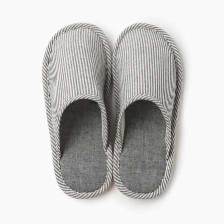 Women's slippers, size 40-41, gray color-5