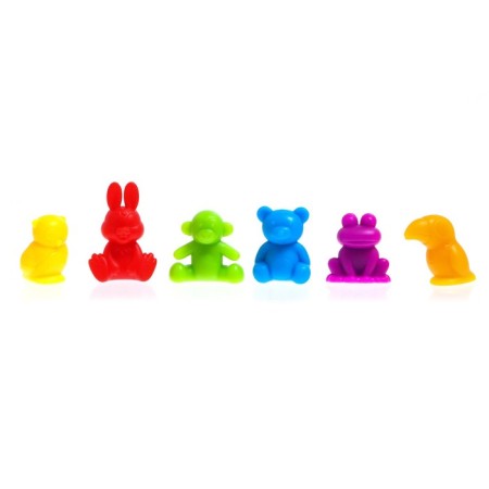 Developing set "Funny animals", sorter, tasks on cards, marker-2