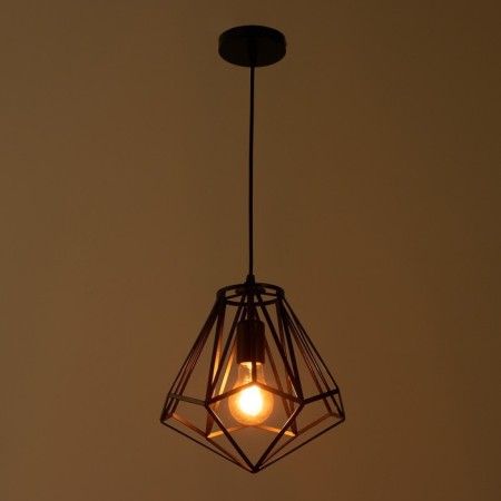 Lamp Bayerlux 69952/1 E27 40W Black 25x25x25-125 cm-2