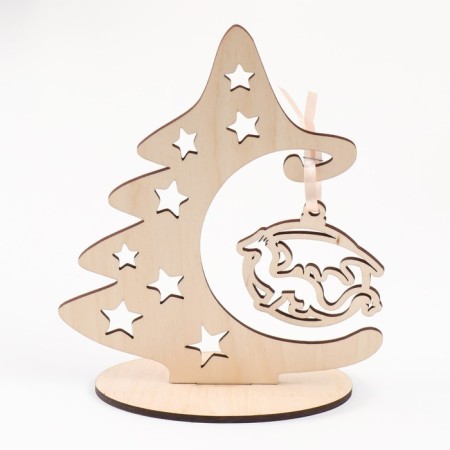 Souvenir "Christmas tree. Dragon" 15x18.5 cm (set 3 parts)-4