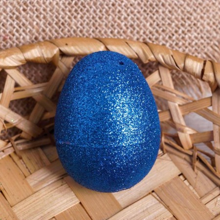 The basis for creativity is "egg with sparkles", set of 8 pcs, size 1 pcs: 4 × 6 cm, mix color-1