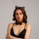 Carnival set adult "Stylish cat" (rim-shuser+ butterfly)