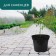Pot for seedlings, 7.5 l, d = 26 cm, h = 26 cm, black, greengo