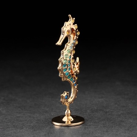 Souvenir "Sea Horse", with crystals-1