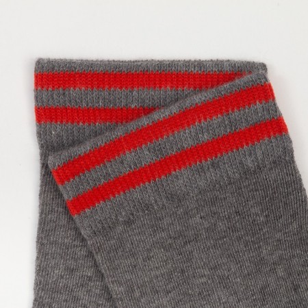 Women's socks, color gray melange, size 23-25-2