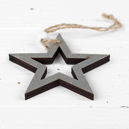New Year's suspension "Silver Star"-2
