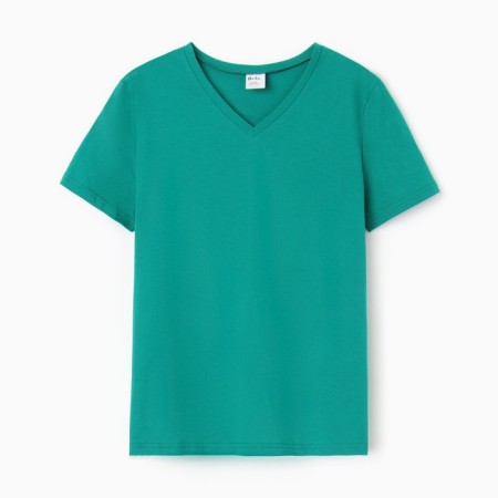 Women's T-shirt T-shaped t-shirt, green color, size 50