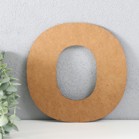 The panel of the letter "o" 20x20 cm, white-2