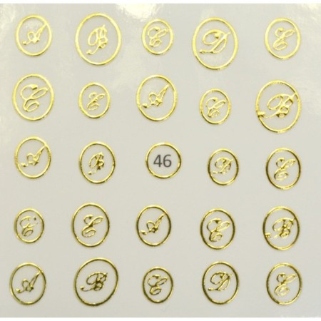 Nail sticker "Liquid Stone", 46