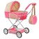Puppet stroller No. 4, pink color with beige