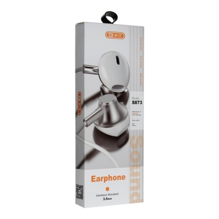 Nagnels byz S873, wired, inserts, 3.5 mm, 1.2 m, white-2