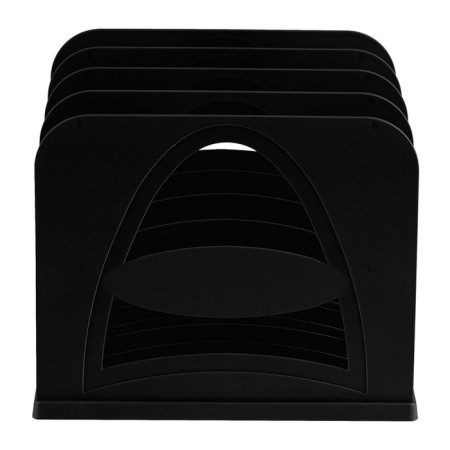 Top for magazines and papers (sorter) Istanm, team, 4 departments, black-3