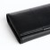 Women's wallet on a magnet, black color
