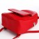Women's backpack city, Textura, red color