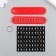 Trick Plastic "Room Sign" Red 7x1.4x0.3 cm