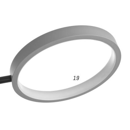Causteen with PDU 2299/9GR LED 176W 3000-6000k gray 88x88x18 cm Bayerlux-6