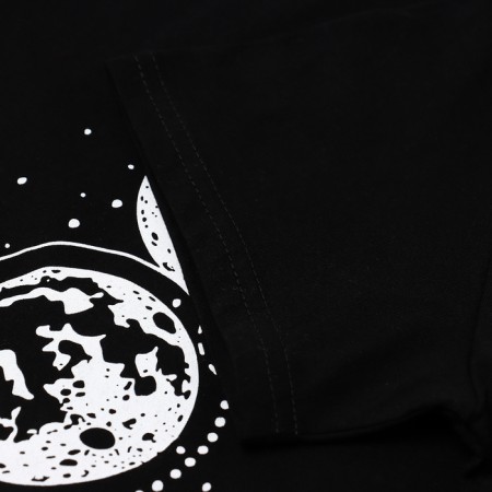 Women's T -shirt "Moon", Black color, size 54-2