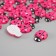 Decor for the creativity of "God's cow" (units. 50 pcs.) 9x13 mm, raspberry