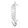The electric heated towel -sprayer "Sanprise" Quadro P8, 500x800 mm, left/right, chrome