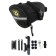 A set of bicycle tools, a bag, a set of hexagons, a repair kit, pump