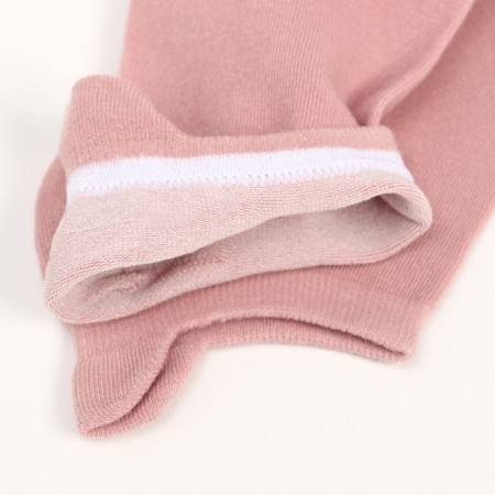 Women's socks shortened, pink color, size 36-40-2