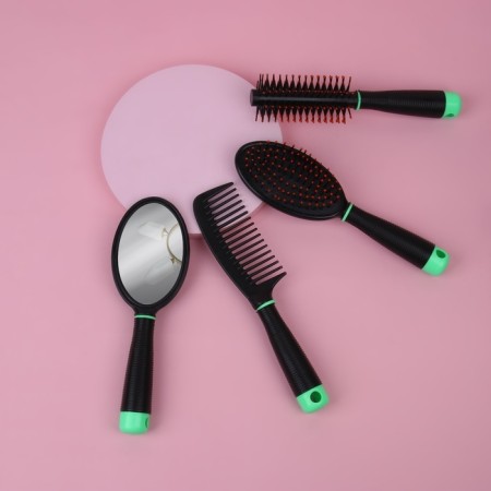 Set of hairdresser, 4 objects, color mix-1