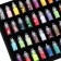 Glitter, set of 48 jars with a traffic jam of 1 g